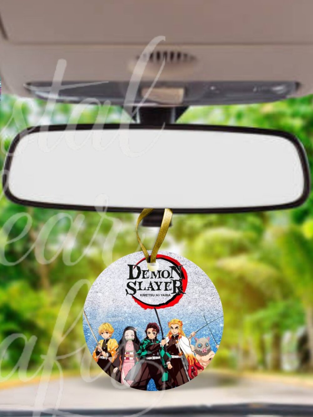SALE!! 3 FOR $15.00 Demon Slayer Air Fresheners Custom